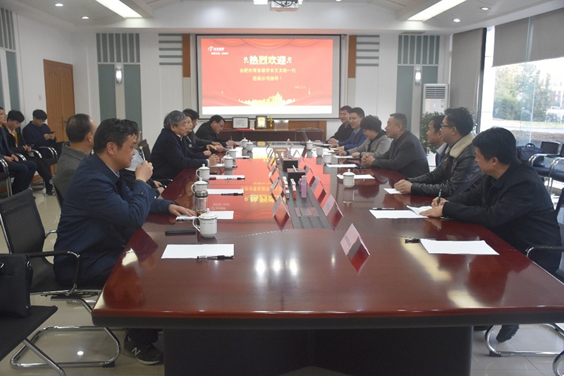 合肥市常務(wù)副市長(cháng)王文(wén)松一行莅临公司调研指导